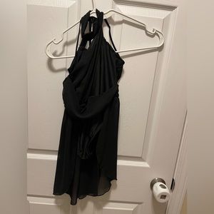 Girls black lyrical costume sz 7-8